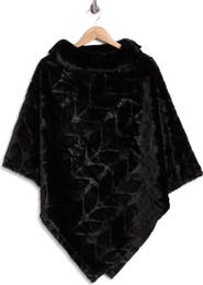 Nanette Lepore Pointelle Cowl Poncho