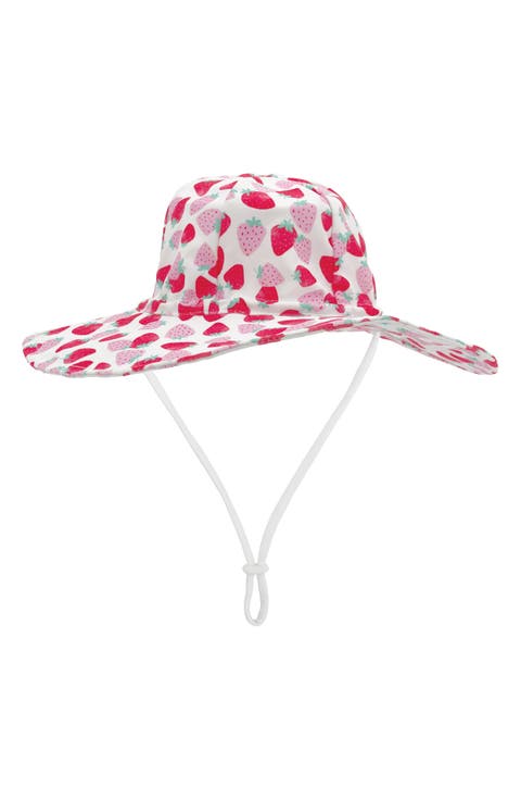 Kids' Poolside Stripe UPF 50+ Swim Hat (Big Kid)