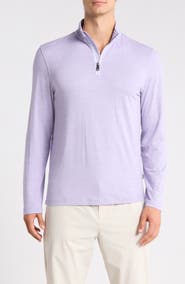 Bugatchi Quarter Zip Performance Pullover
