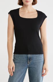 Melrose and Market Square Neck Top