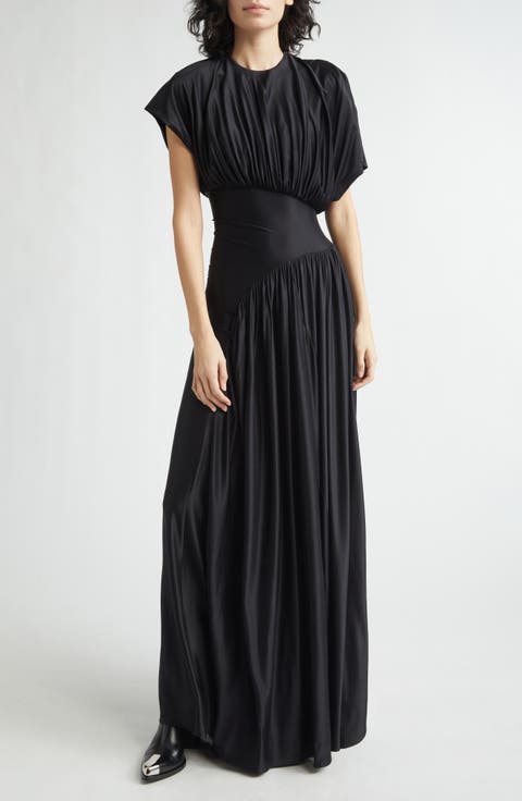 Asymmetric Waist Panel Dress