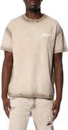 PURPLE BRAND Textured Inside Out Graphic T-Shirt