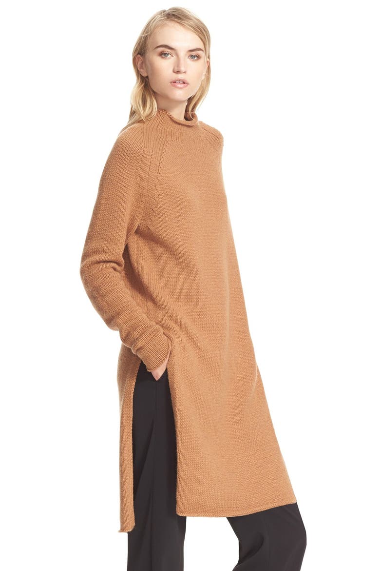 Brochu Walker 'Echo' Tunic Sweater, Alternate, color, TOFFEE