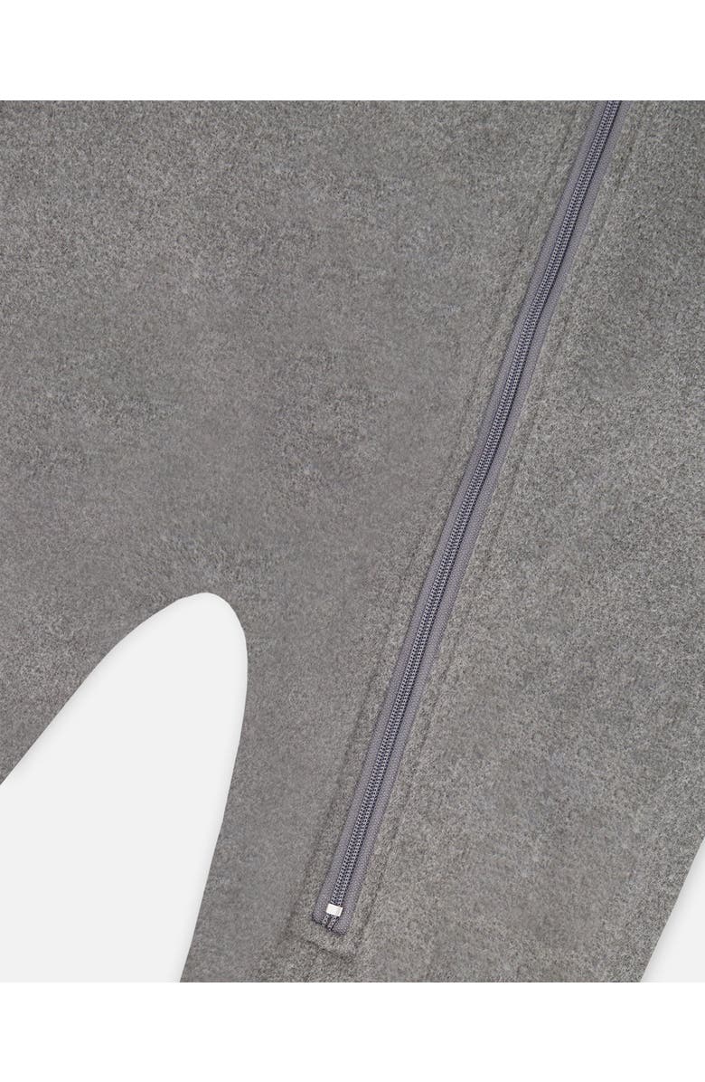 Deux par Deux Kids Gender Inclusive One-Piece Thermal Underwear, Alternate, color, Dark Heather Gray