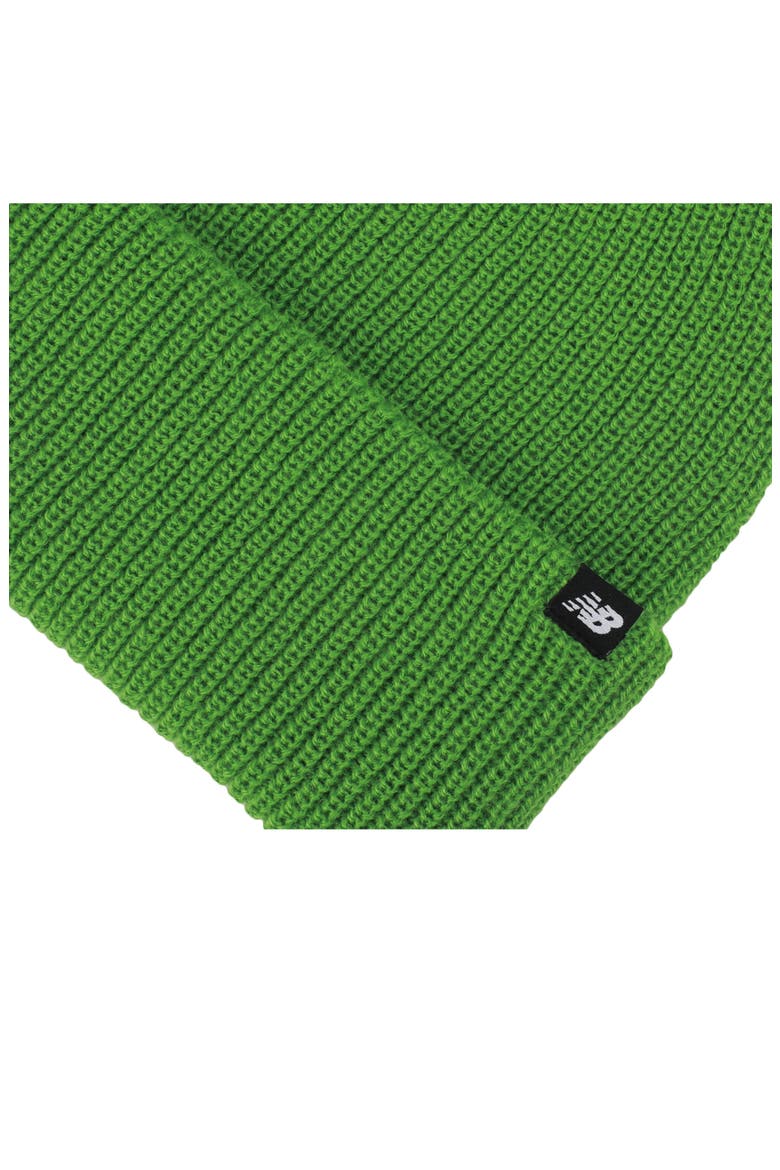 Patch Fisherman Knit Beanie, Alternate, color, ALPINE GREEN