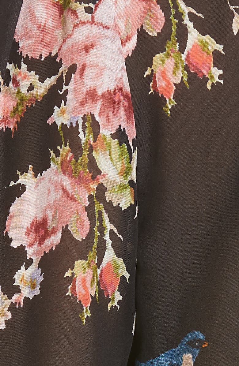 Joie Elzie Print Silk Blouse, Alternate, color, 