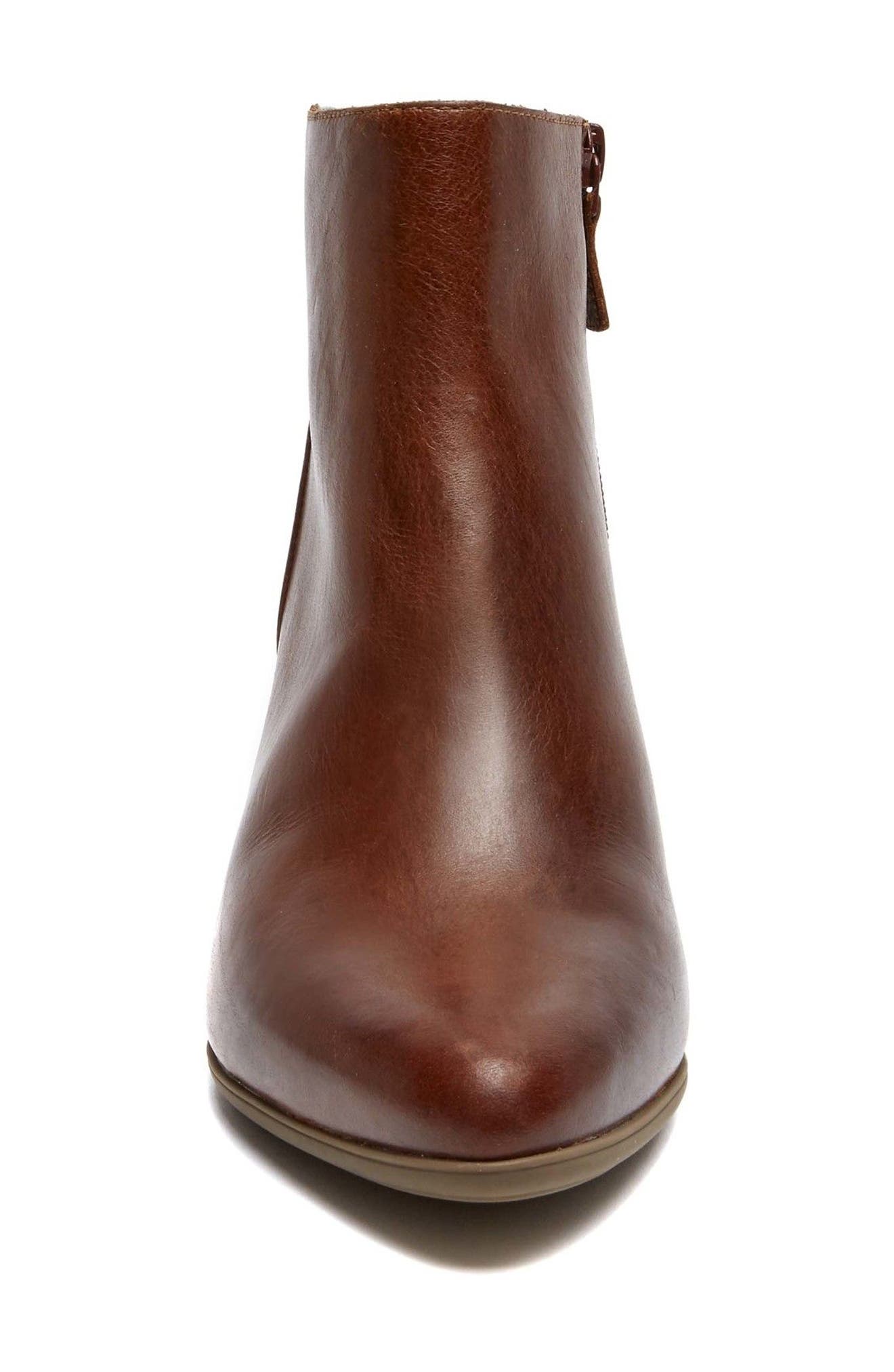Lynix Luxe Bootie, Alternate, color, SADDLE LEATHER