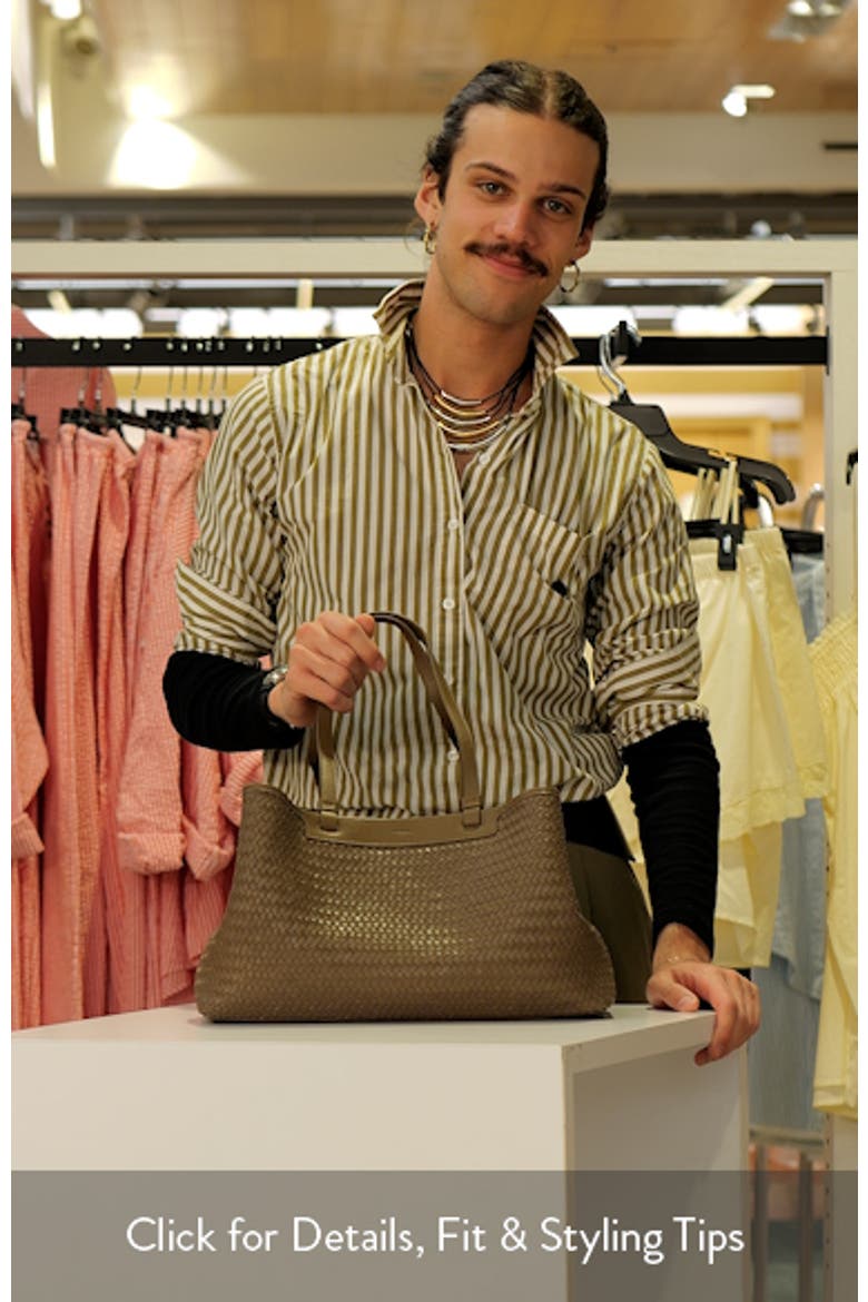 Marin East/West Woven Leather Tote video