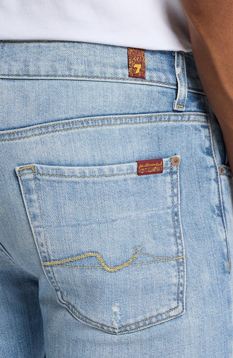 7 For All Mankind The Straight Leg Jeans, Alternate, color, Outline