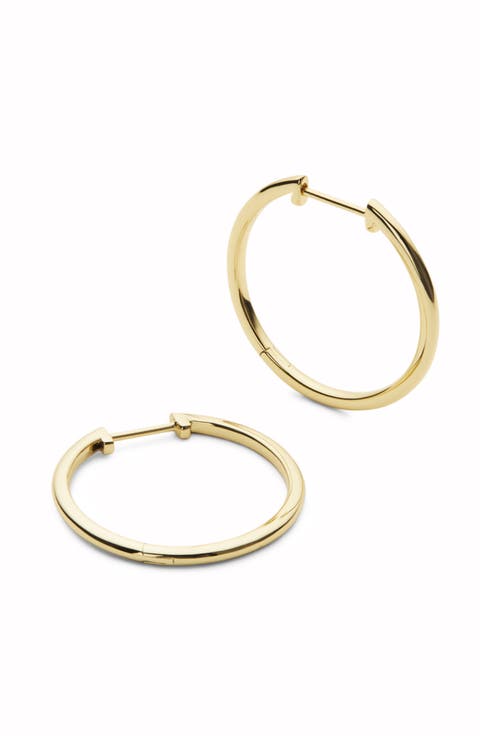 Medium Slim Endless Hoops - Lo Medium