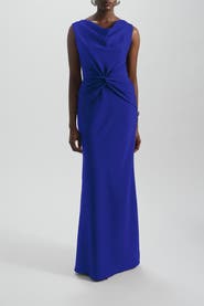 Amsale Twist Crepe Dress