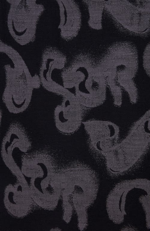 Ps By Paul Smith Ps Paul Smith Abstract Print Casual Fit Button-up Shirt In Black