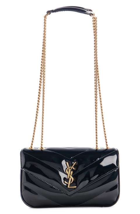 Mini LouLou Quilted Patent Leather Bag