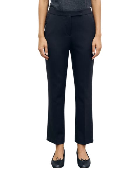 May Velvet Cropped Trousers