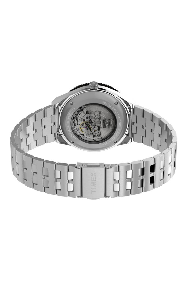 x Peanuts M79 Masked Marvel Automatic Bracelet Watch, 40mm, Alternate, color, BLUE
