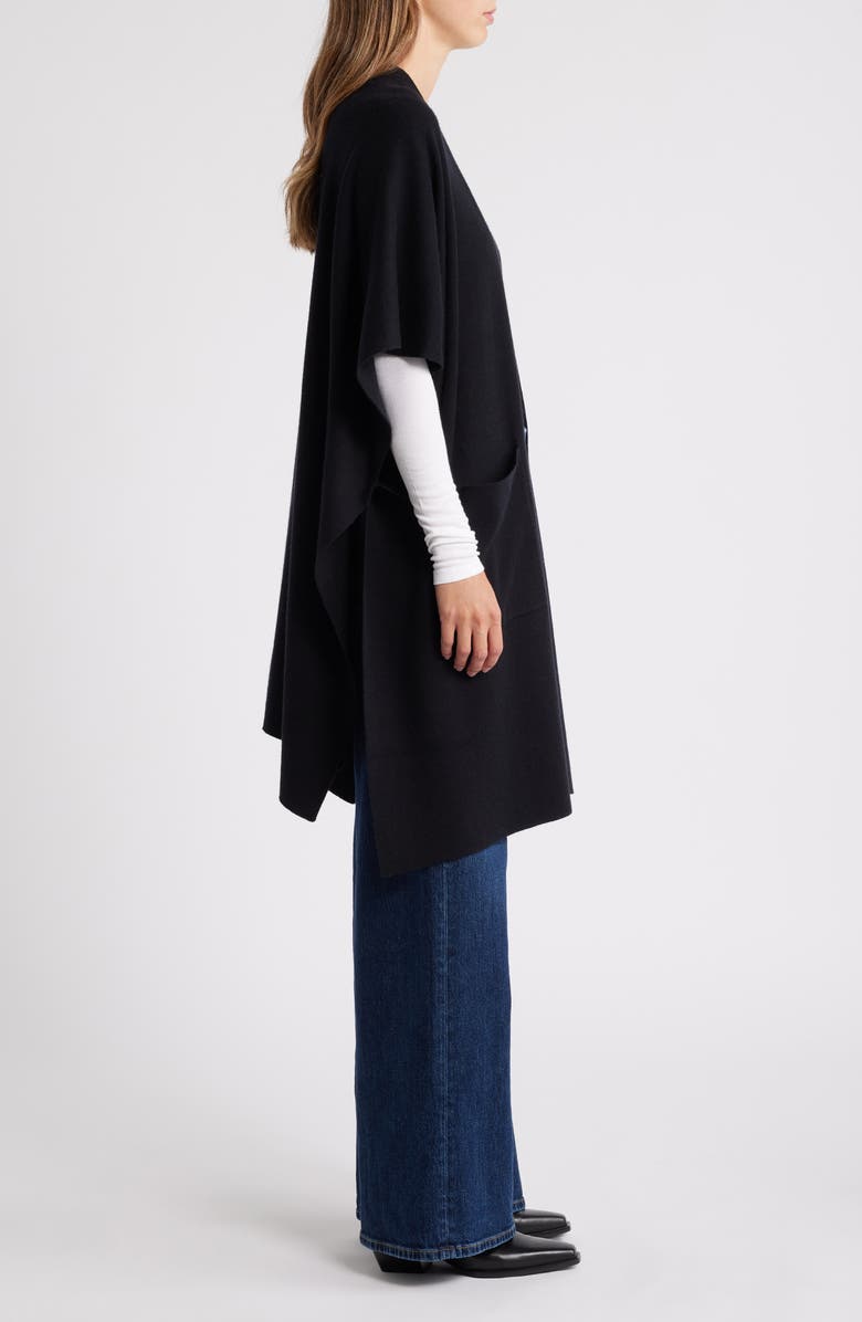 Nordstrom Wool & Cashmere Pocket Ruana, Alternate, color,