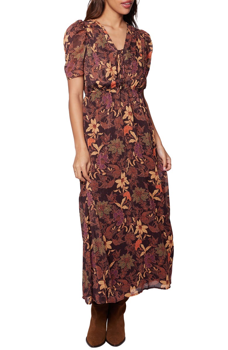 Lost + Wander Wild Bergamot Floral Maxi Dress, Main, color, 