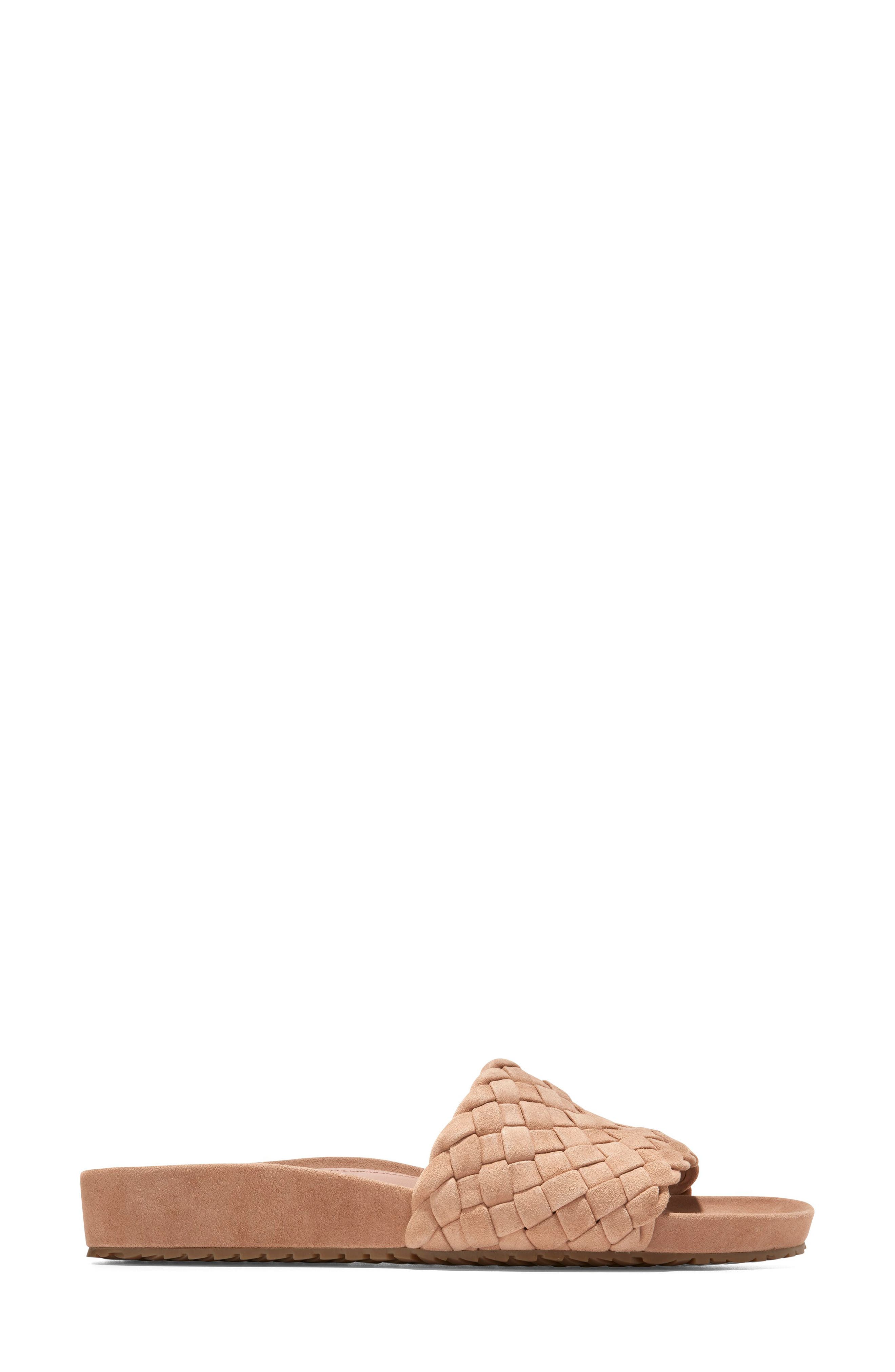 Mojave Slide Sandal, Alternate, color, BLUSH TAN SDE