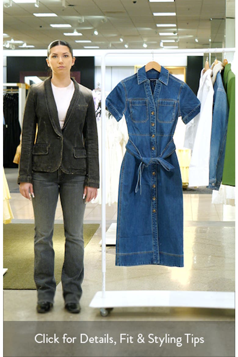 Tabby Belted Denim Shirtdress video