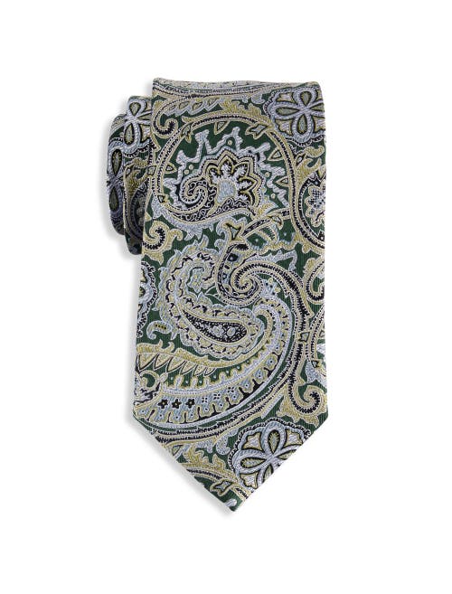 Oak Hill Premium By Dxl Big & Tall Paisley Tie In Multi