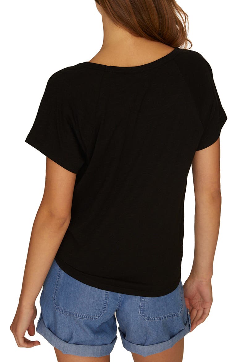 Lou Tie Tee, Alternate, color, BLACK