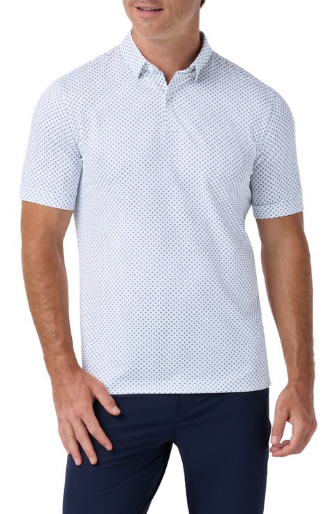 Halyard Trim Fit Short Sleeve Performance Button-Up Shirt