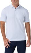 Mizzen+Main Halyard Trim Fit Short Sleeve Performance Button-Up Shirt