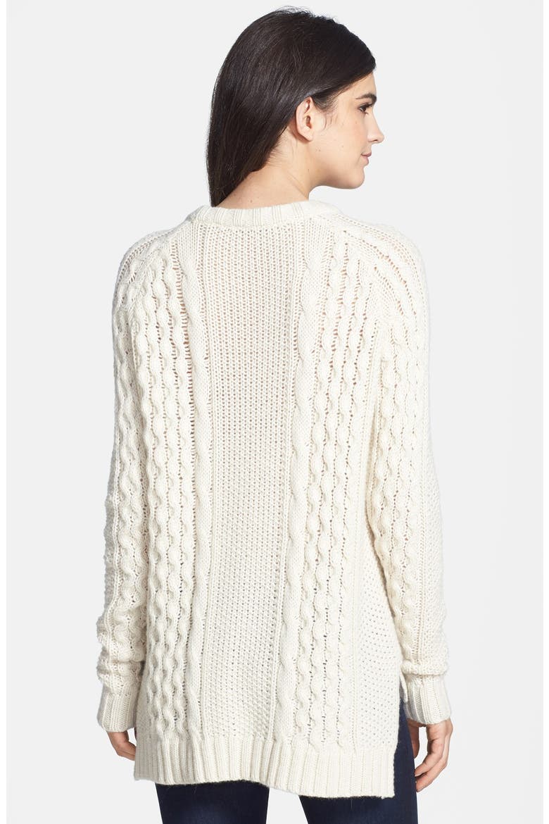 'Innis' Wool Sweater, Alternate, color, IVORY