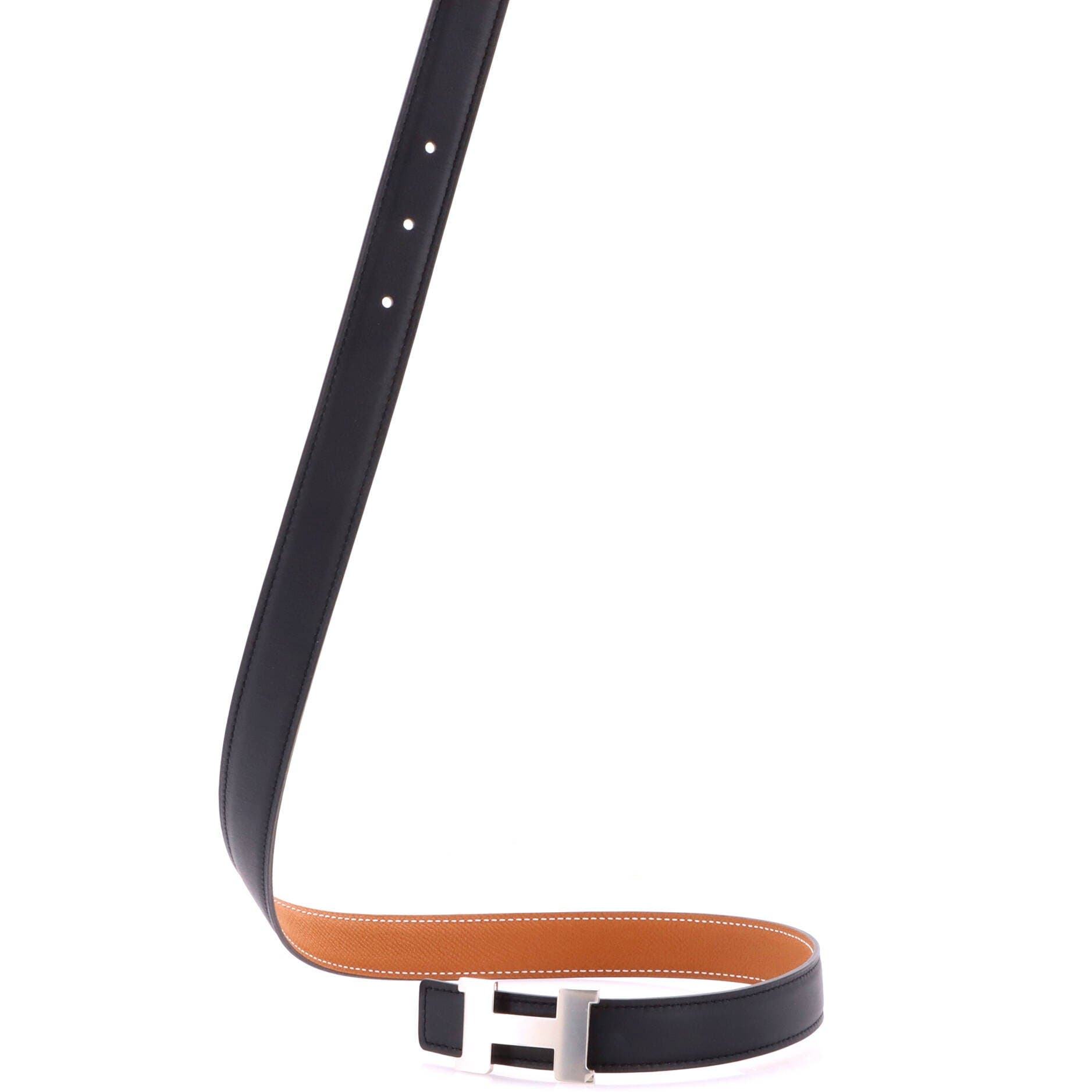 Constance Reversible Belt Leather Thin, Alternate, color, Black