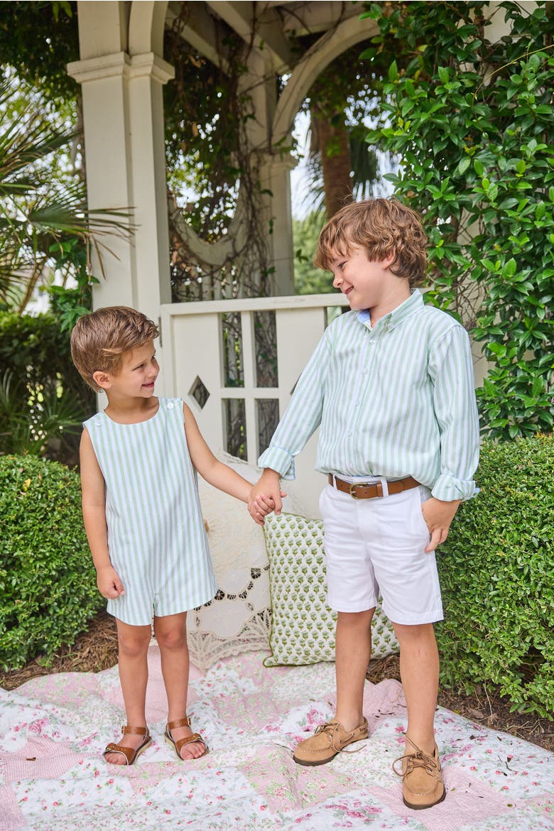 Kids' Button Down Shirt Blend, Alternate, color, Meriwether Stripe