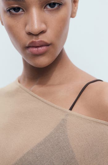 Asymmetric Knit Cape