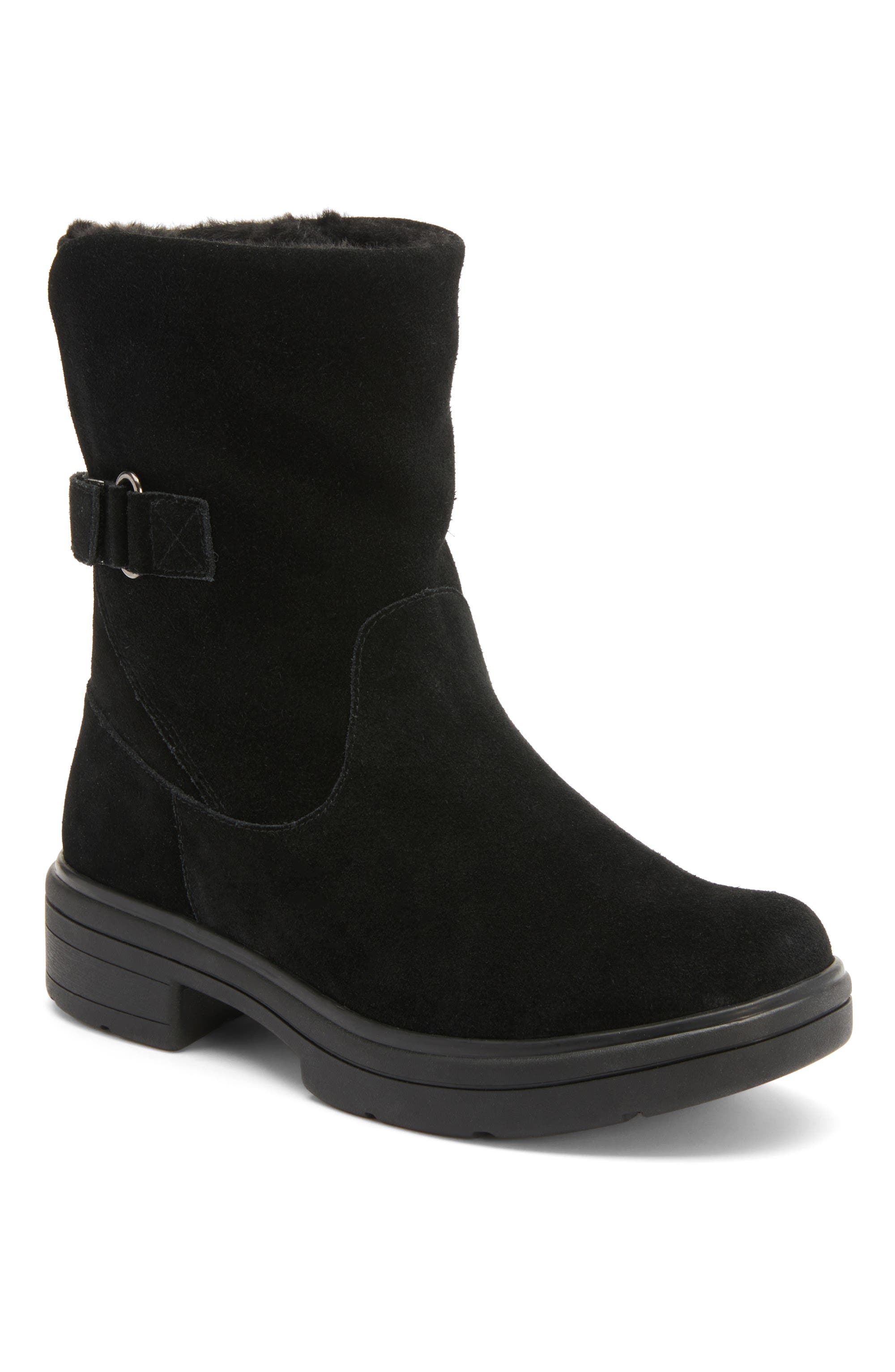 ABEO Vista Mid Boot, Main, color, Black Suede - Regular