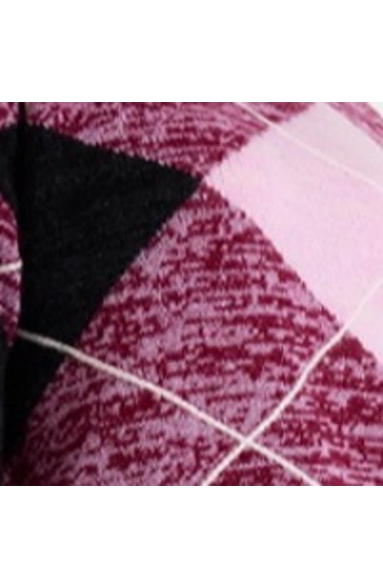 Brodie Pure Cashmere Argyle Crew Neck 100% Cashmere Sweater, Alternate, color, Charcoal