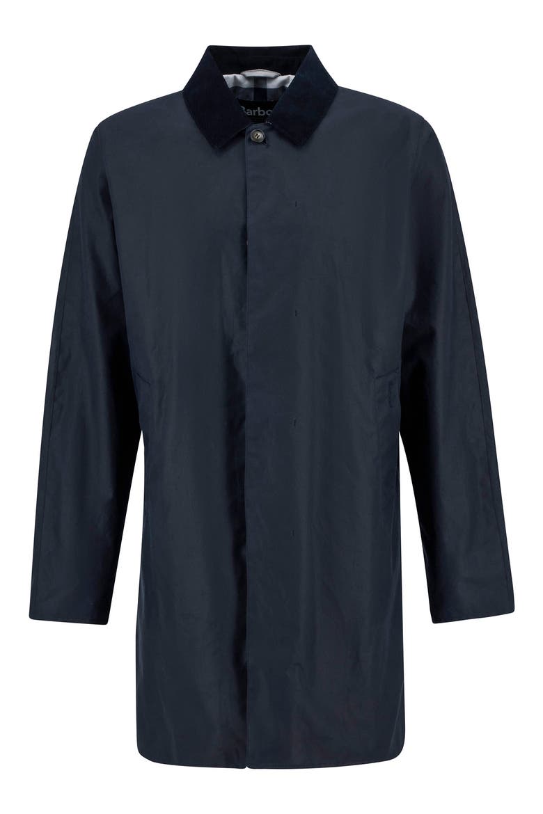 Lorden Waxed Mac Jacket, Alternate, color, NAVY