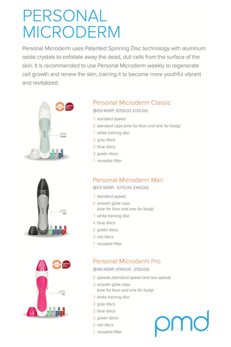 Personal Microderm Pro Exfoliation Device, Alternate, color, BLUSH
