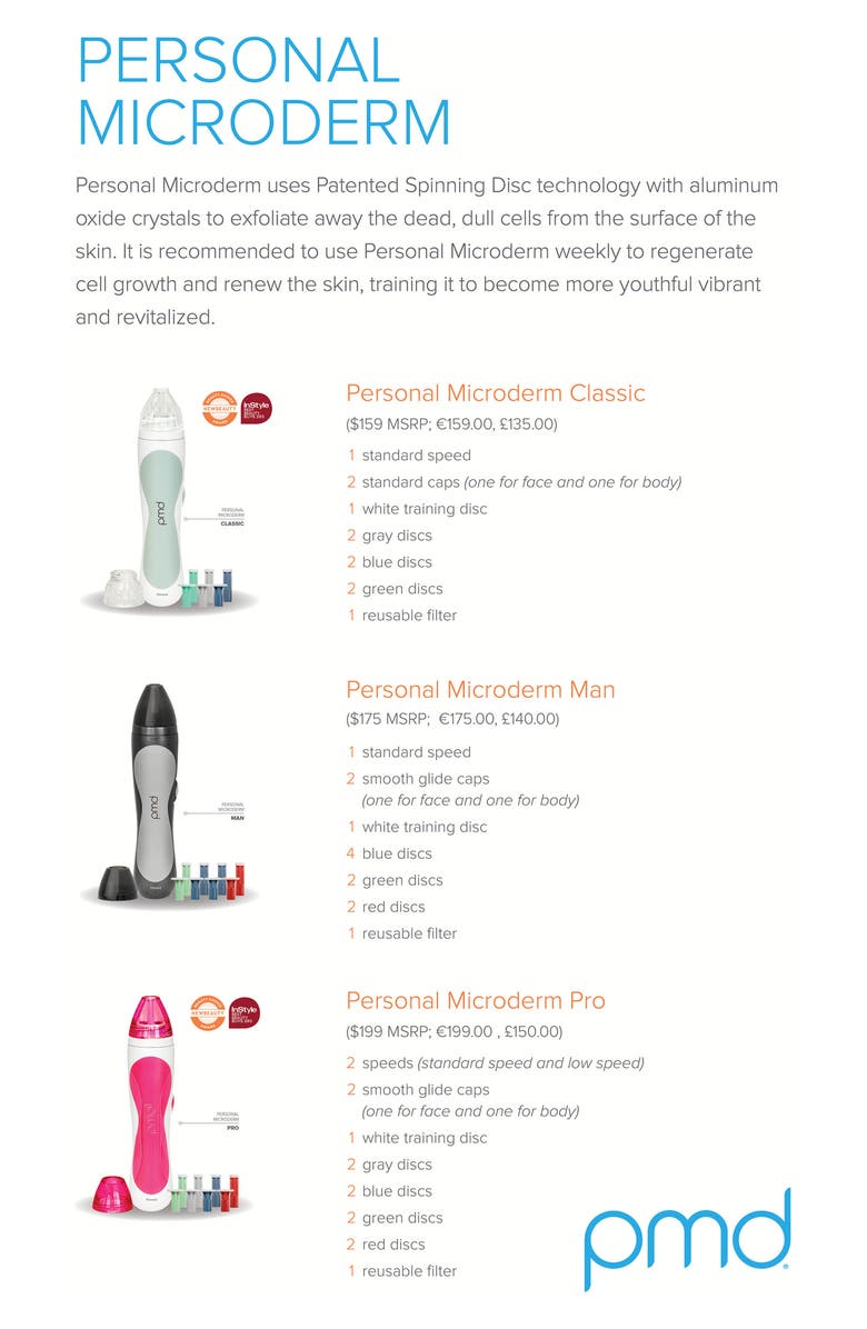 PMD Personal Microderm Pro Exfoliation Device, Alternate, color, Blush