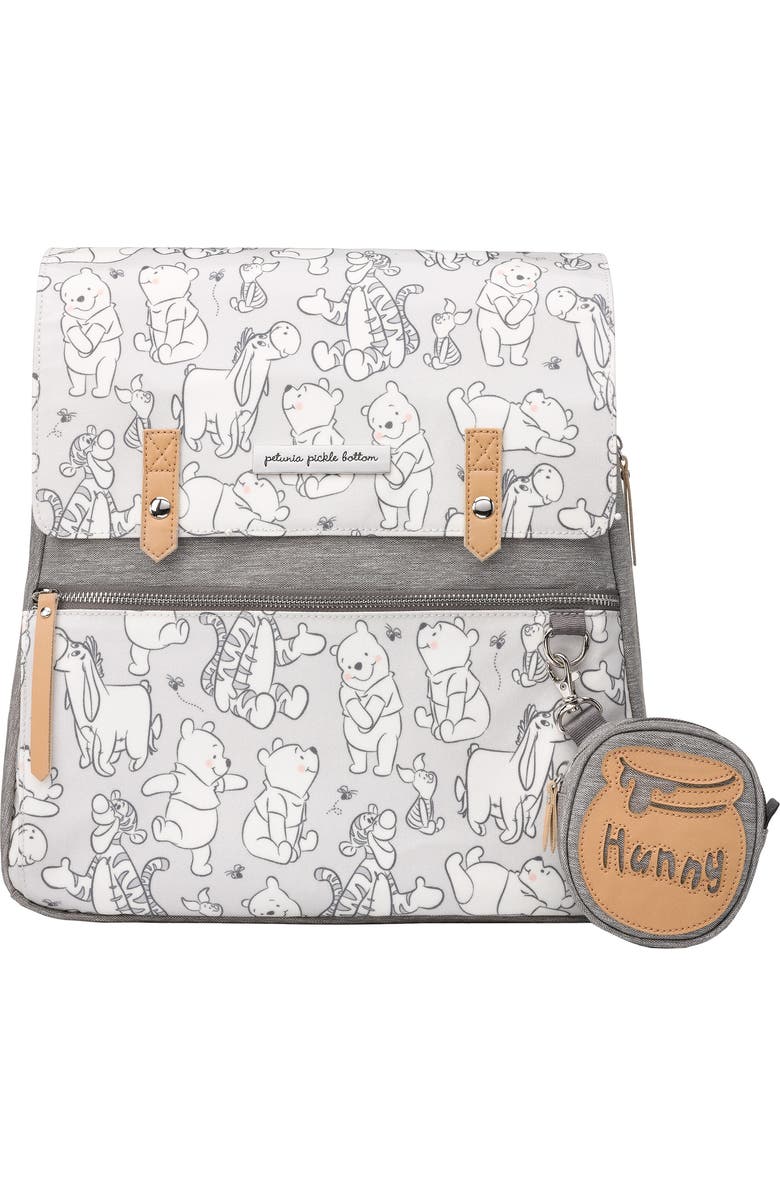 Petunia Pickle Bottom x Disney Playful Pooh Meta Diaper Backpack, Main, color,