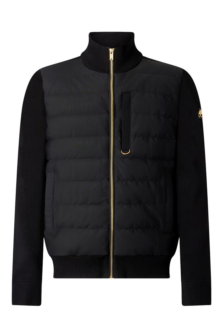 Kamet Hybrid Down & Feather Fill Jacket, Alternate, color, BLACK/ BLACK - 313