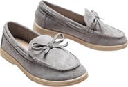 MOUSTACHE Suede Moccasin Loafers