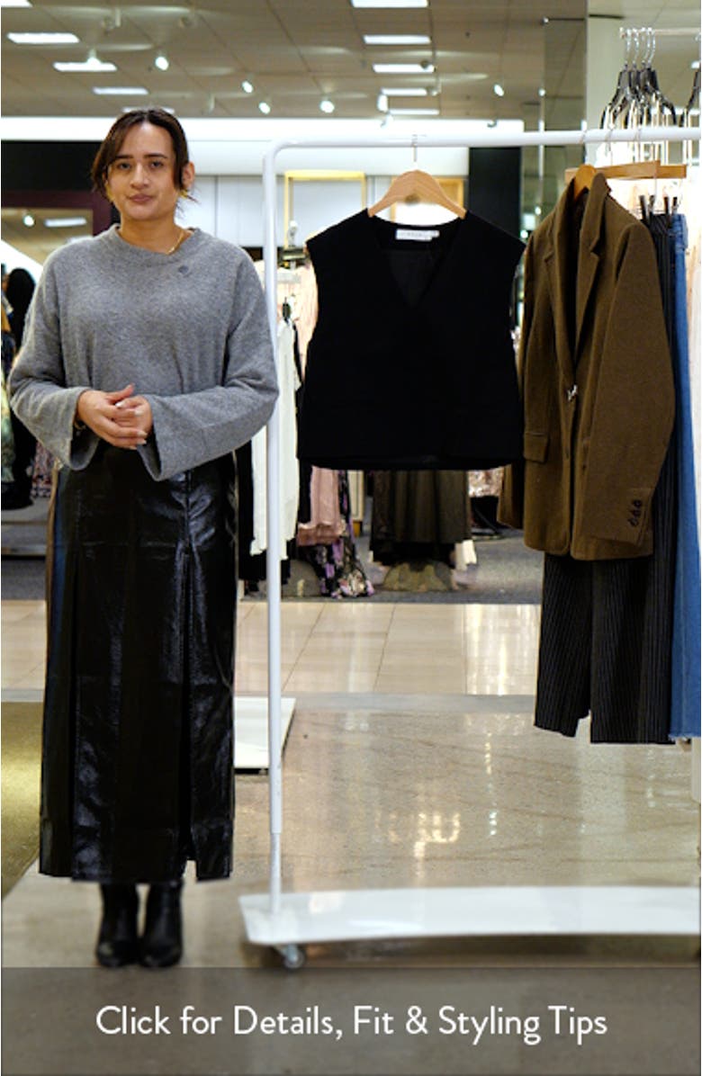 V-Neck Sleeveless Boxy Top, sales video thumbnail