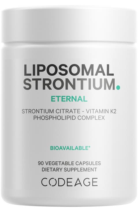 Liposomal Strontium + Vitamin K2 MK-7 Supplement