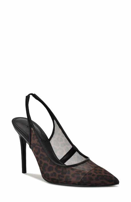 Nine West Feather Pointed Toe Slingback Pump