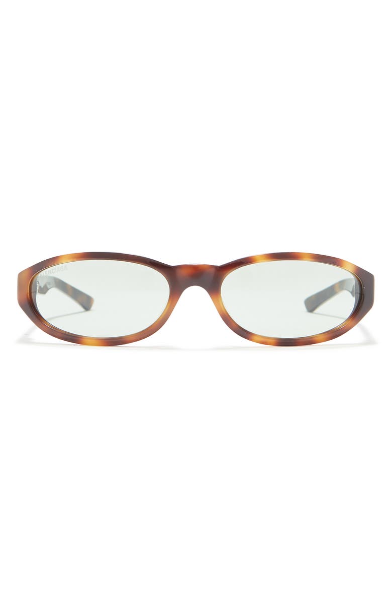 Balenciaga 55mm Oval Sunglasses, Main, color,