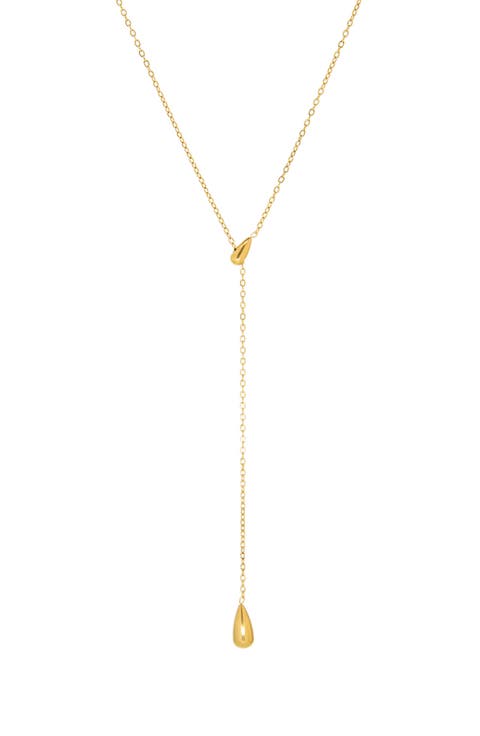 Droplet Waterproof Lariat Necklace
