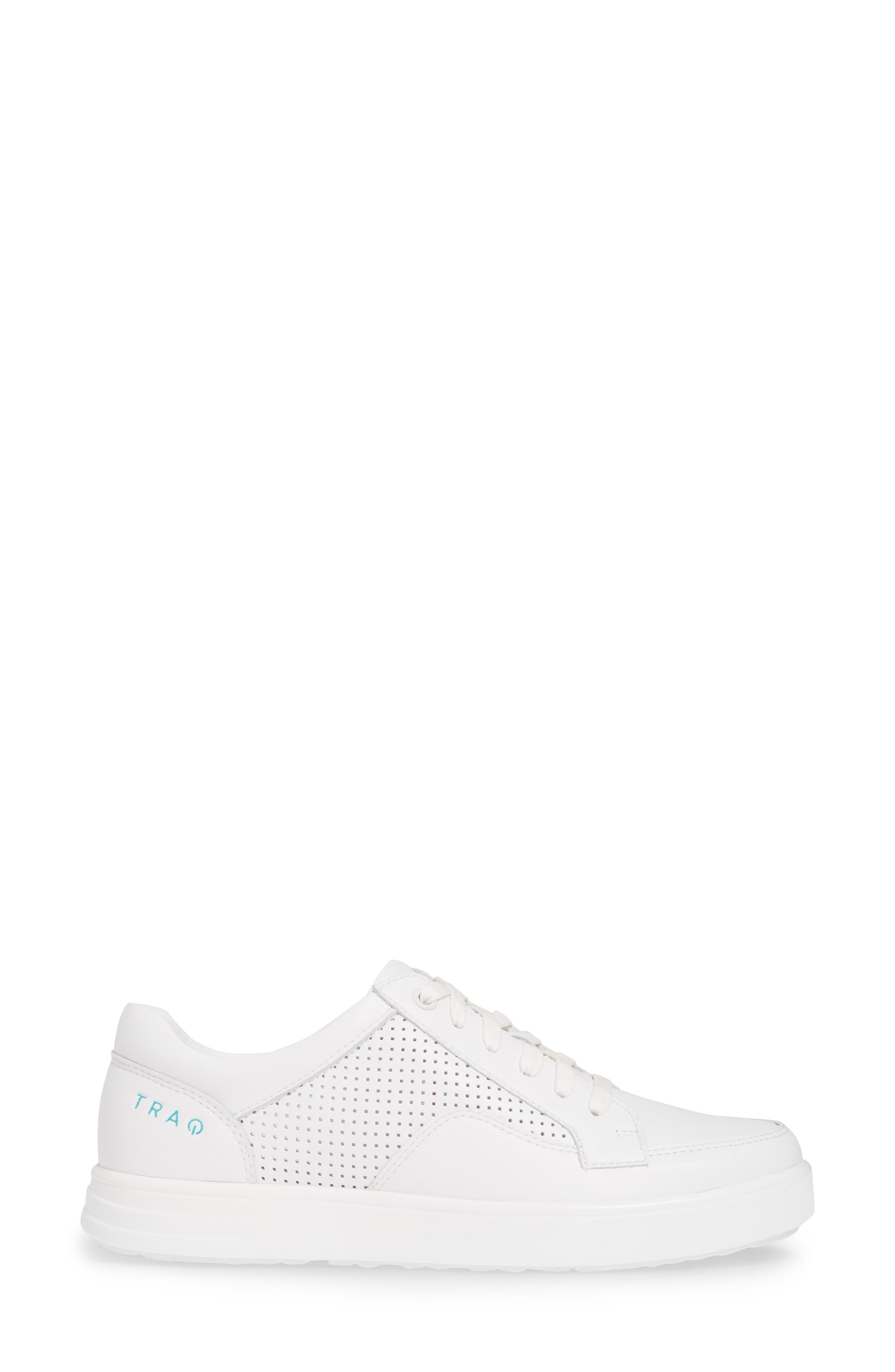 Baseq Low Top Sneaker, Alternate, color, WHITE LEATHER