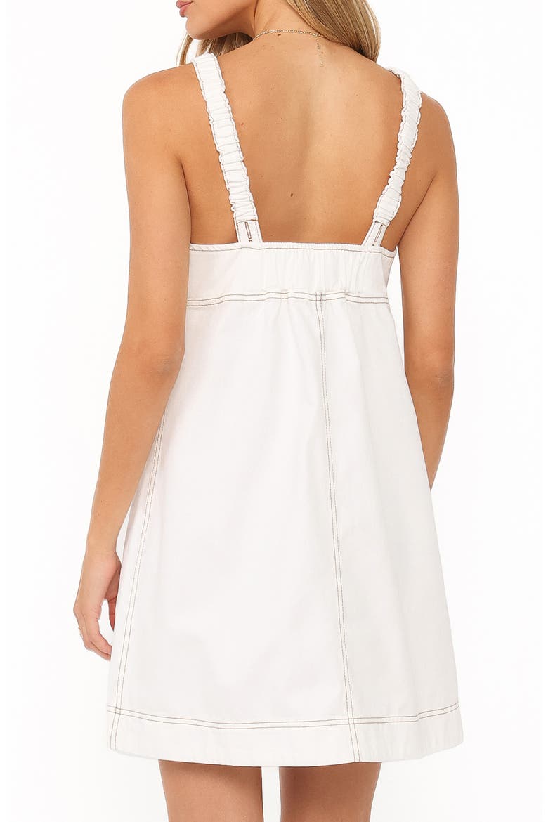 Kinley Minidress, Alternate, color, WHITE DENIM