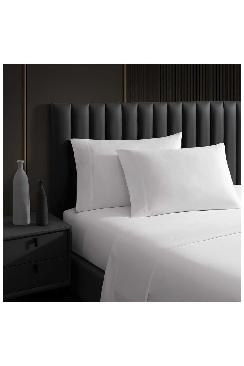 Sateen 1,000 Thread Count Queen Sheet Set, Alternate, color, WHITE