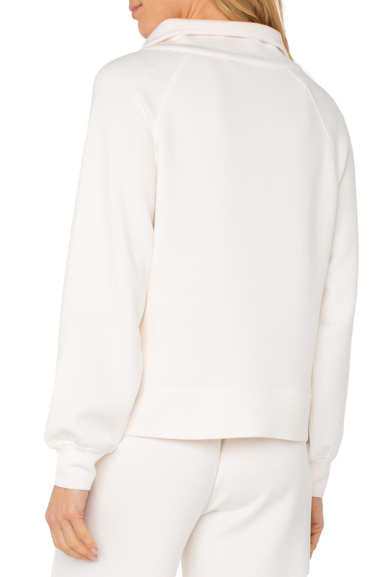 Athletic Quarter Zip Sweatshirt, Alternate, color, WHITE CLOUD