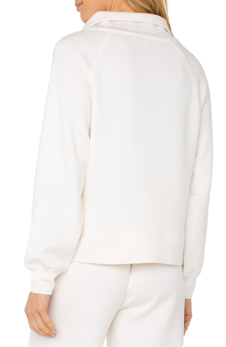 Liverpool Los Angeles Athletic Quarter Zip Sweatshirt, Alternate, color, White Cloud