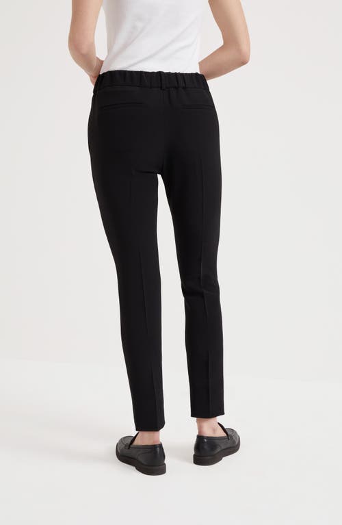 Brunello Cucinelli Tailored Jogger Trousers In Black